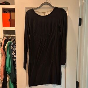 Elegant Backless Long Sleeve Dress